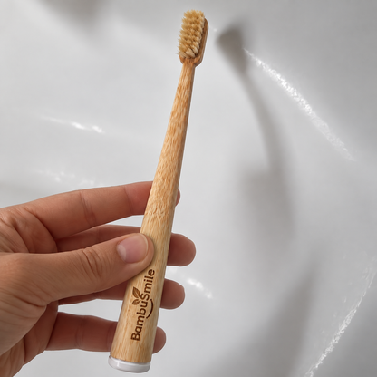 Bambusmile Naturlig Tannbørste (4-pakning)